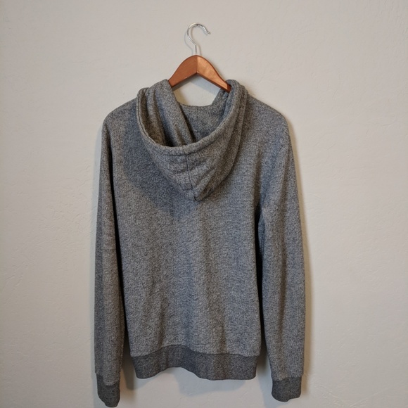 Forever 21 Heathered Grey Zip Hoodie - Picture 4 of 4